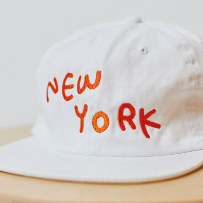 SLON New York 6 Panel Cap "White"