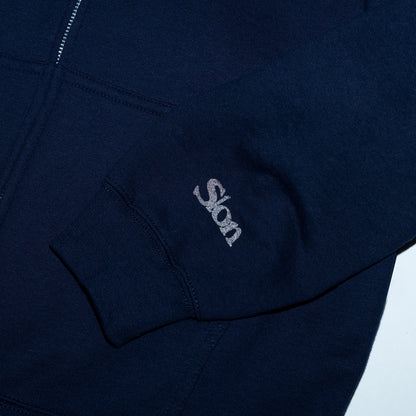 Slon NYC Dollar Stores Zip Hooded "Navy"
