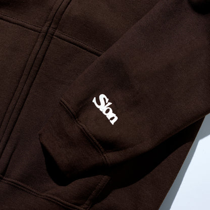 Slon NYC Dollar Stores Zip Hooded "Brown"