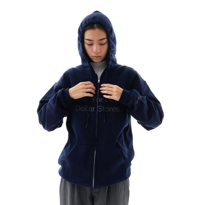 Slon NYC Dollar Stores Zip Hooded "Navy"