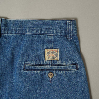 Polo Country Tucked Denim Shorts