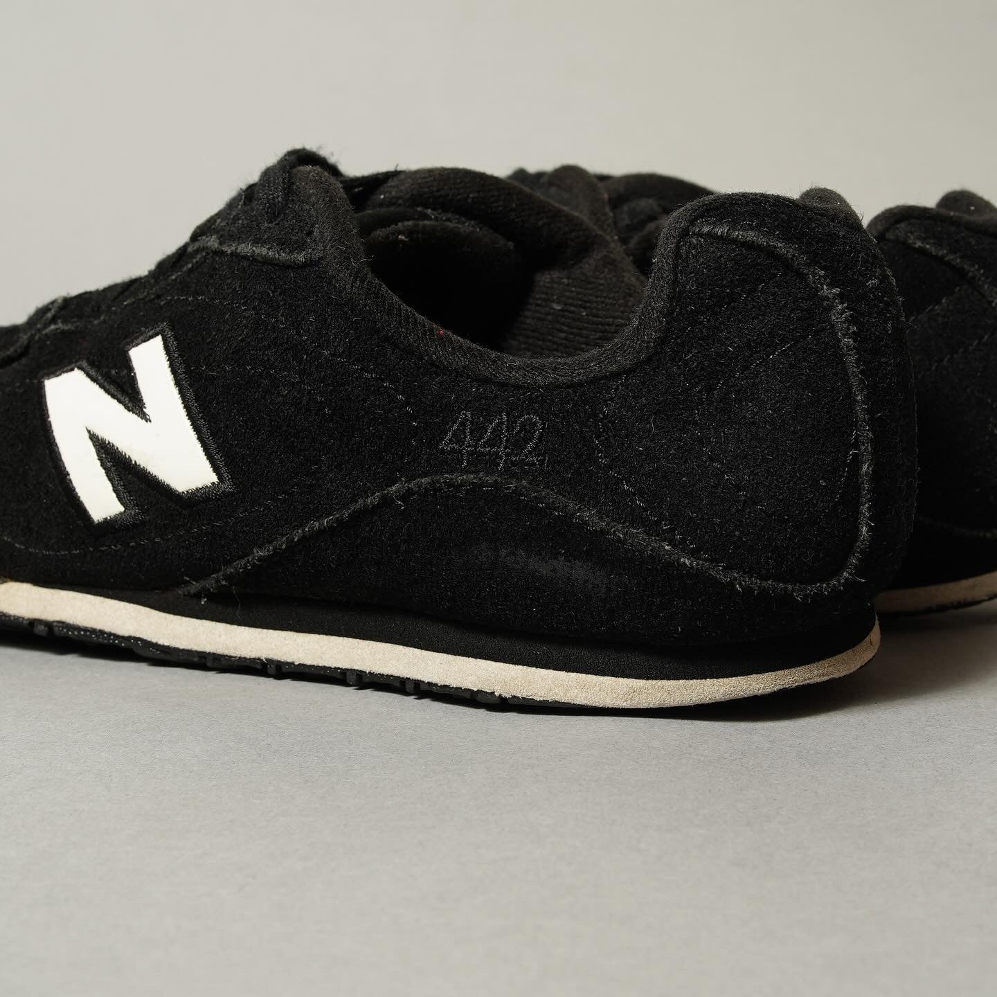 New balance 442 black suede hotsell