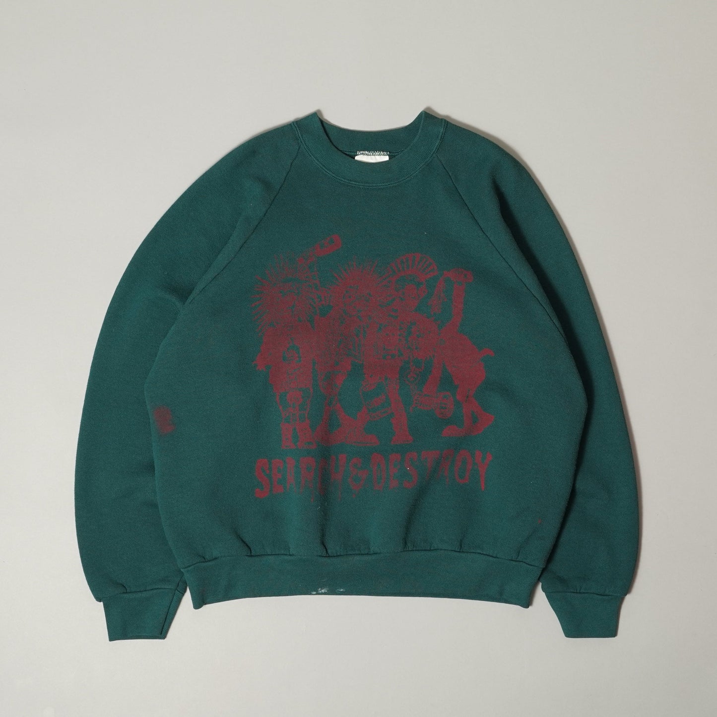 Search & destroy NYC Raglan Sleeve Sweatshirt