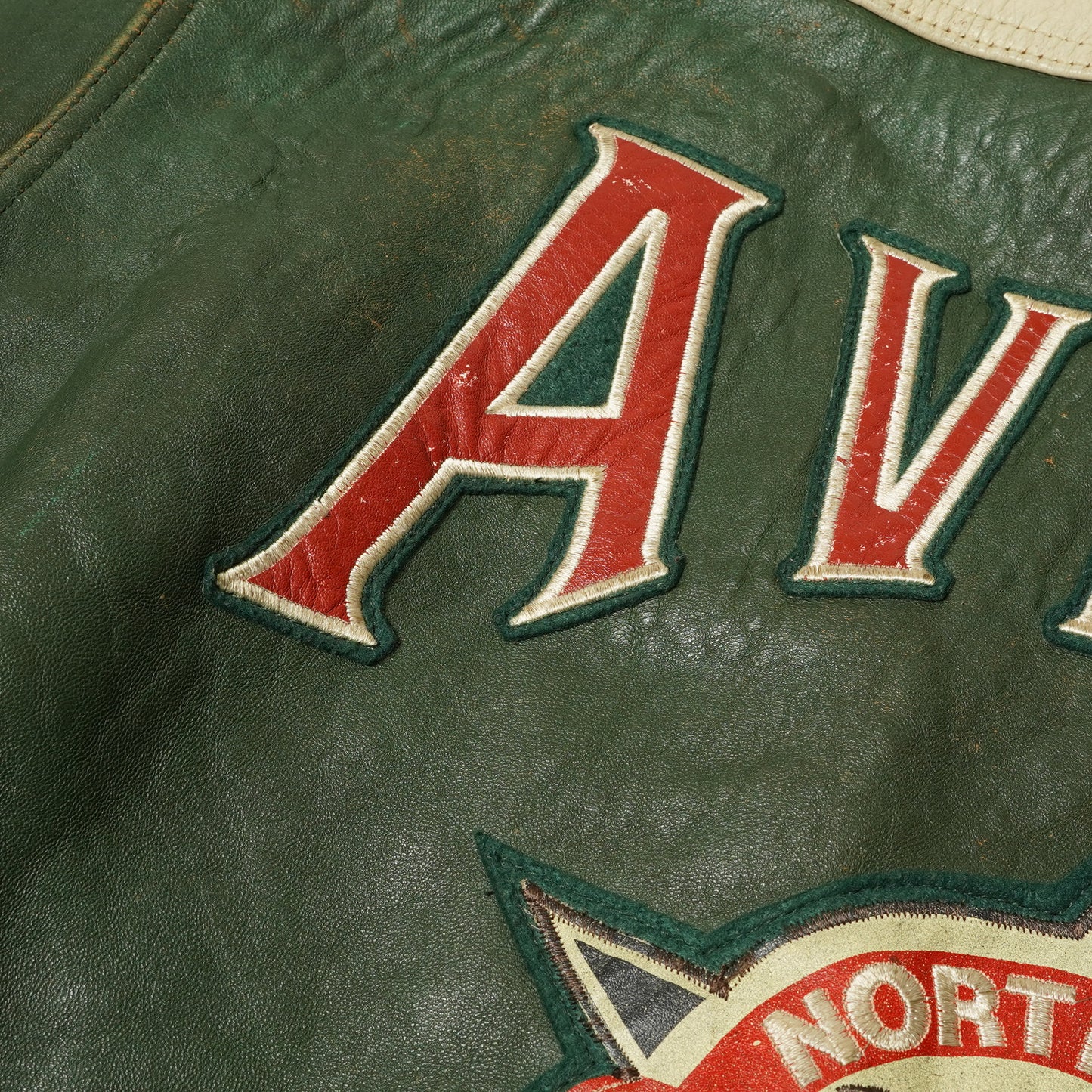 80’s AVIREX Varsity Leather Jacket