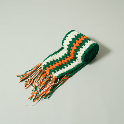 New York Color Hand Knitted Scarf