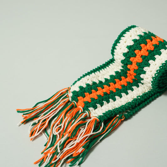 New York Color Hand Knitted Scarf