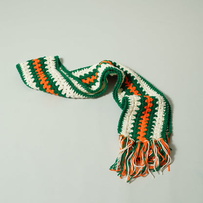 New York Color Hand Knitted Scarf