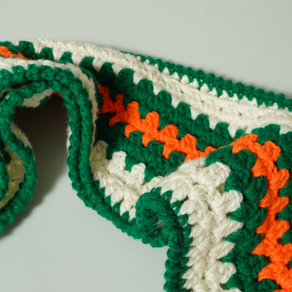 New York Color Hand Knitted Scarf