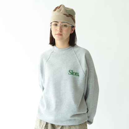 Slon Tech Logo Raglan Sweatshirt "Authentic Grey"