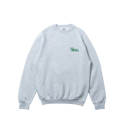 Slon Tech Logo Raglan Sweatshirt "Authentic Grey"