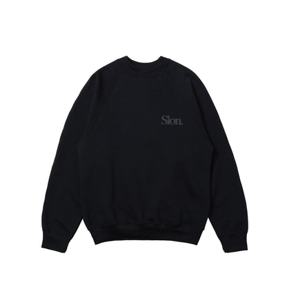 Slon Tech Logo Raglan Sweatshirt "City Black"