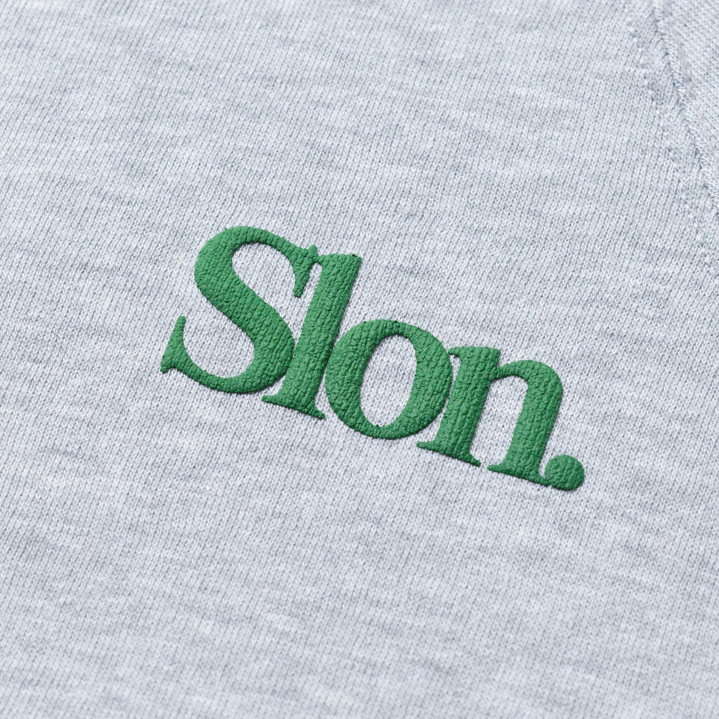 Slon Tech Logo Raglan Sweatshirt "Authentic Grey"