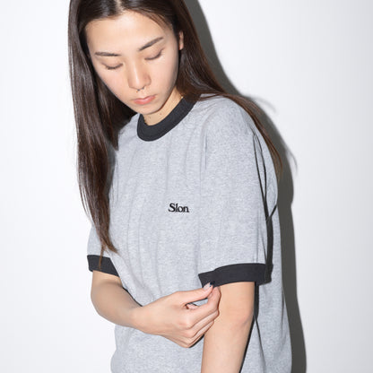 Slon Classic Logo Authentic Ringer Tee "Grey"