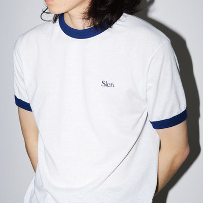 Slon Classic Logo Authentic Ringer Tee "White"