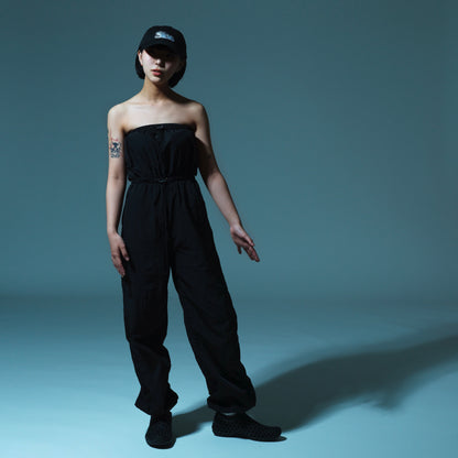 Slon Classic Logo Dot Tone Hat - Black