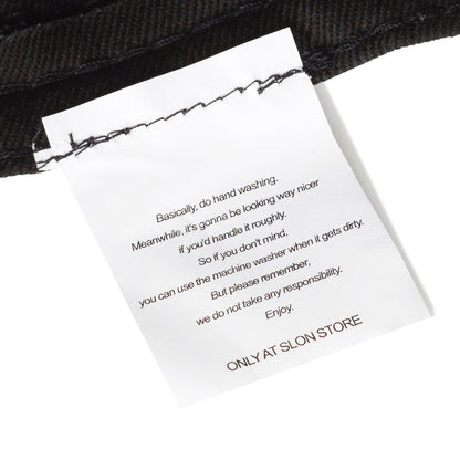 Slon Classic Logo Dot Tone Hat - Black