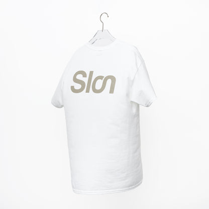 Slon RK-1 Logo S/S Tee - White x Mud