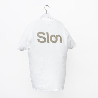 Slon RK-1 Logo S/S Tee - White x Mud