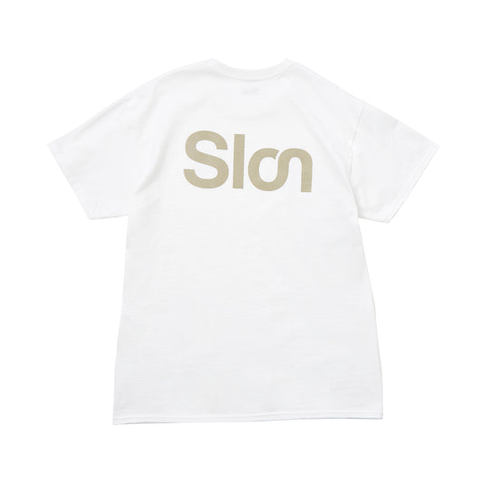 Slon RK-1 Logo S/S Tee - White x Mud