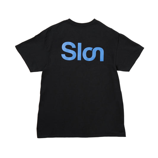 Slon RK-1 Logo S/S Tee - Black x Nordic Blue