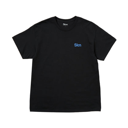 Slon RK-1 Logo S/S Tee - Black x Nordic Blue