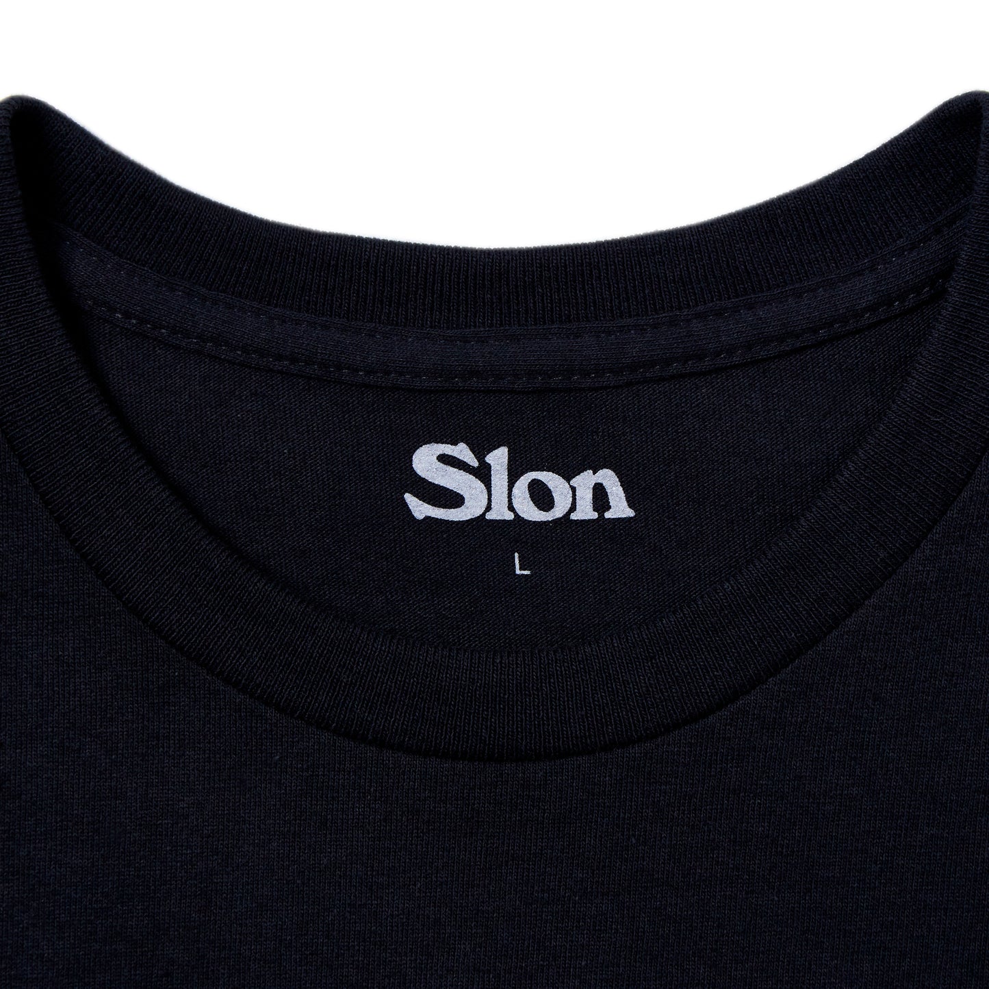 Slon RK-1 Logo S/S Tee - Black x Nordic Blue