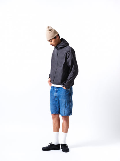 Slon Plaid Cotton Air Jacket "Black Plaid"