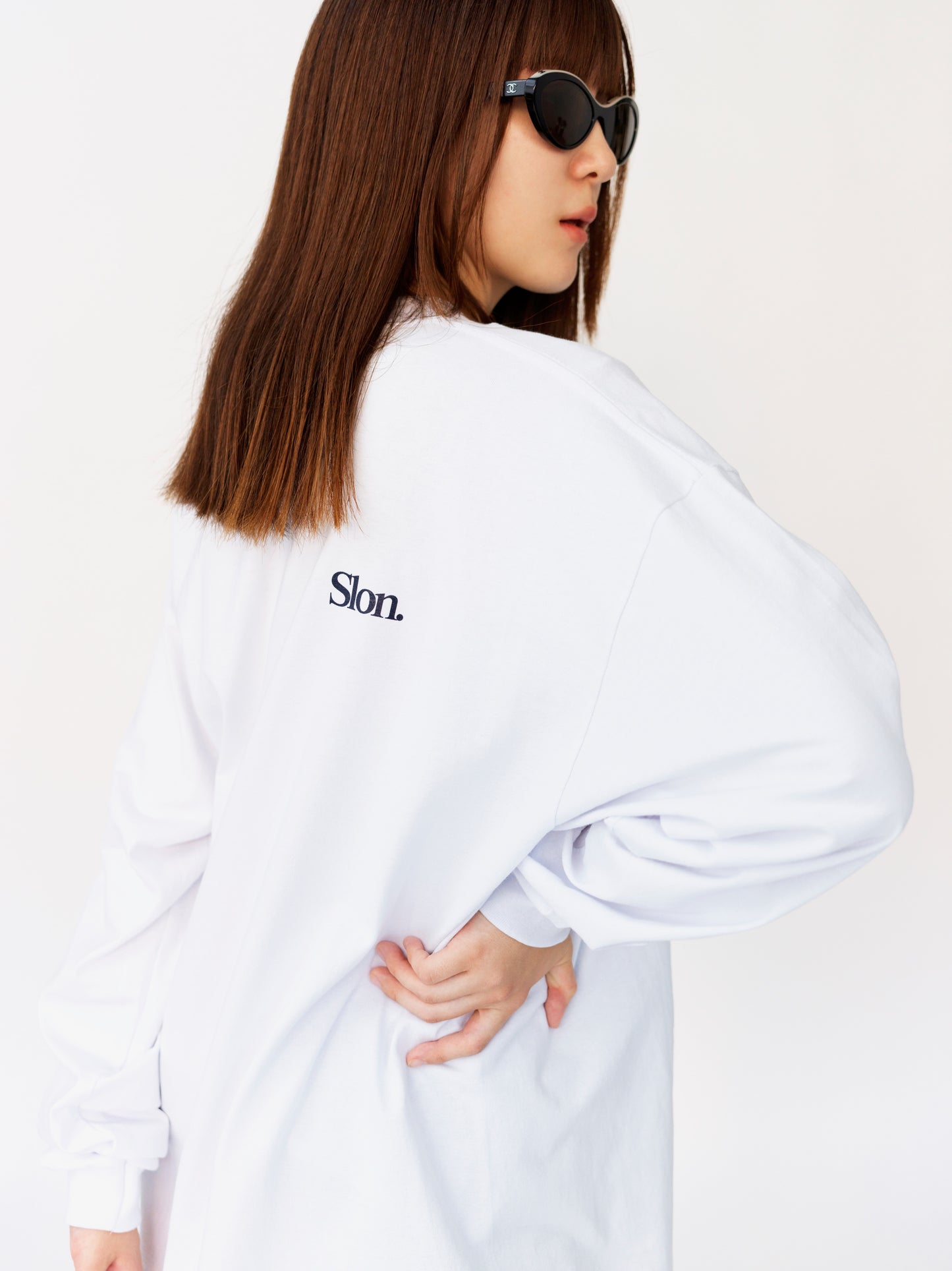 Slon "Muse" Heavyweight L/S Tee - Snow White