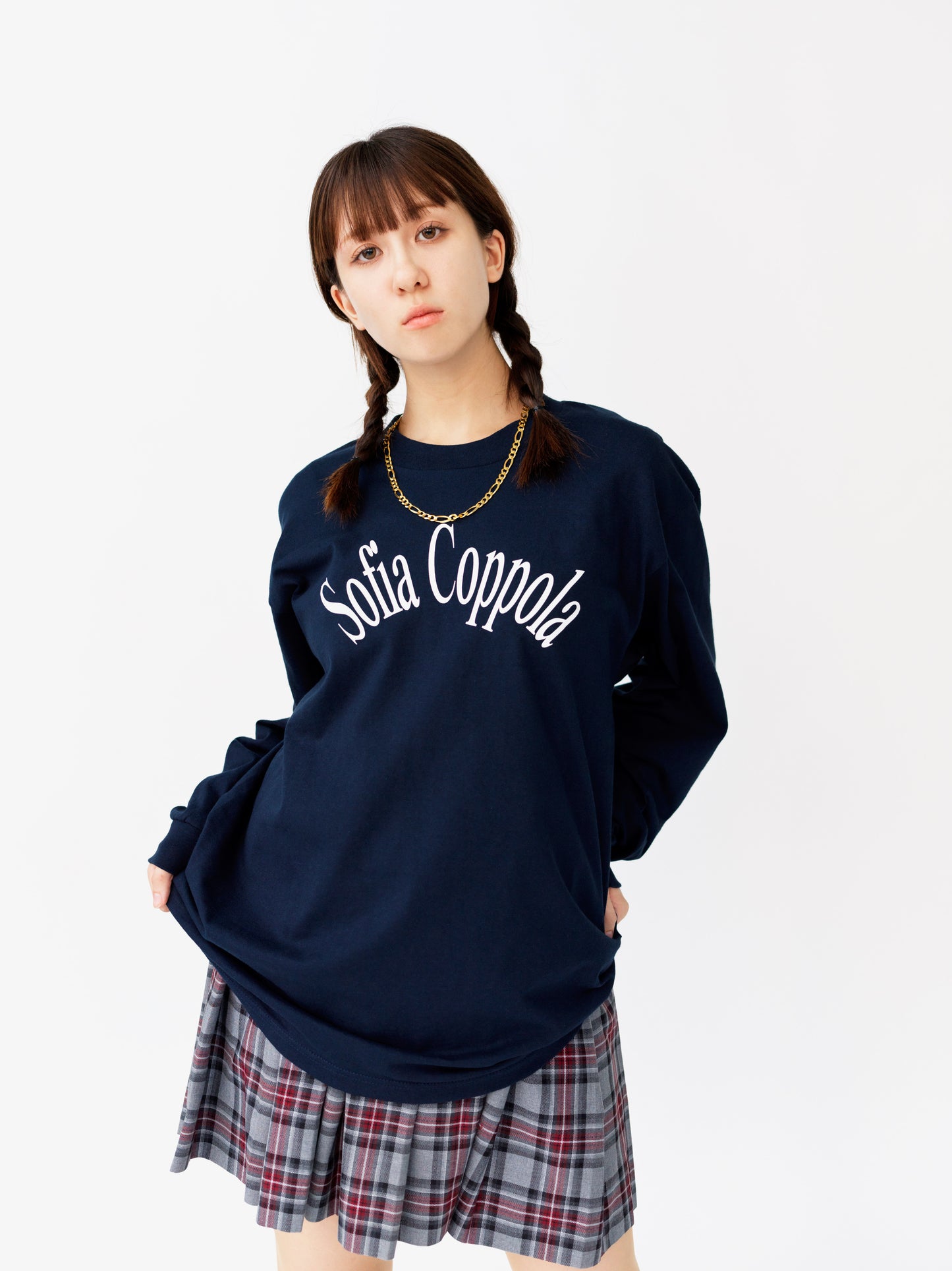 Slon "Muse" Heavyweight L/S Tee - Navy