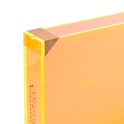 Slon Store 10th Anniversary Collab- ‘preciate ya - DDQS Acrylic Incense Burner - Safety Orange