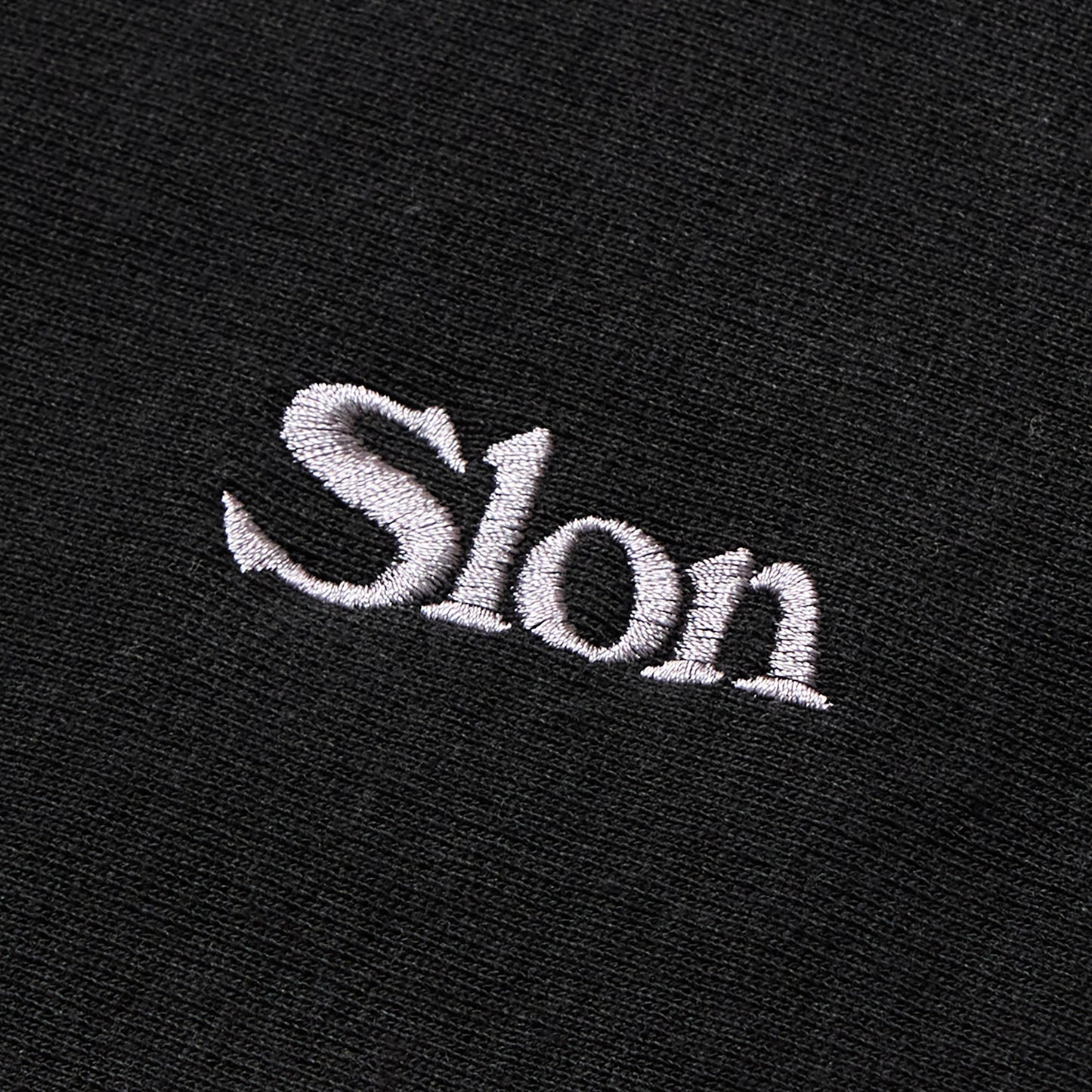 Slon Classic Small Logo Heavyweight Sweatshirt - Black