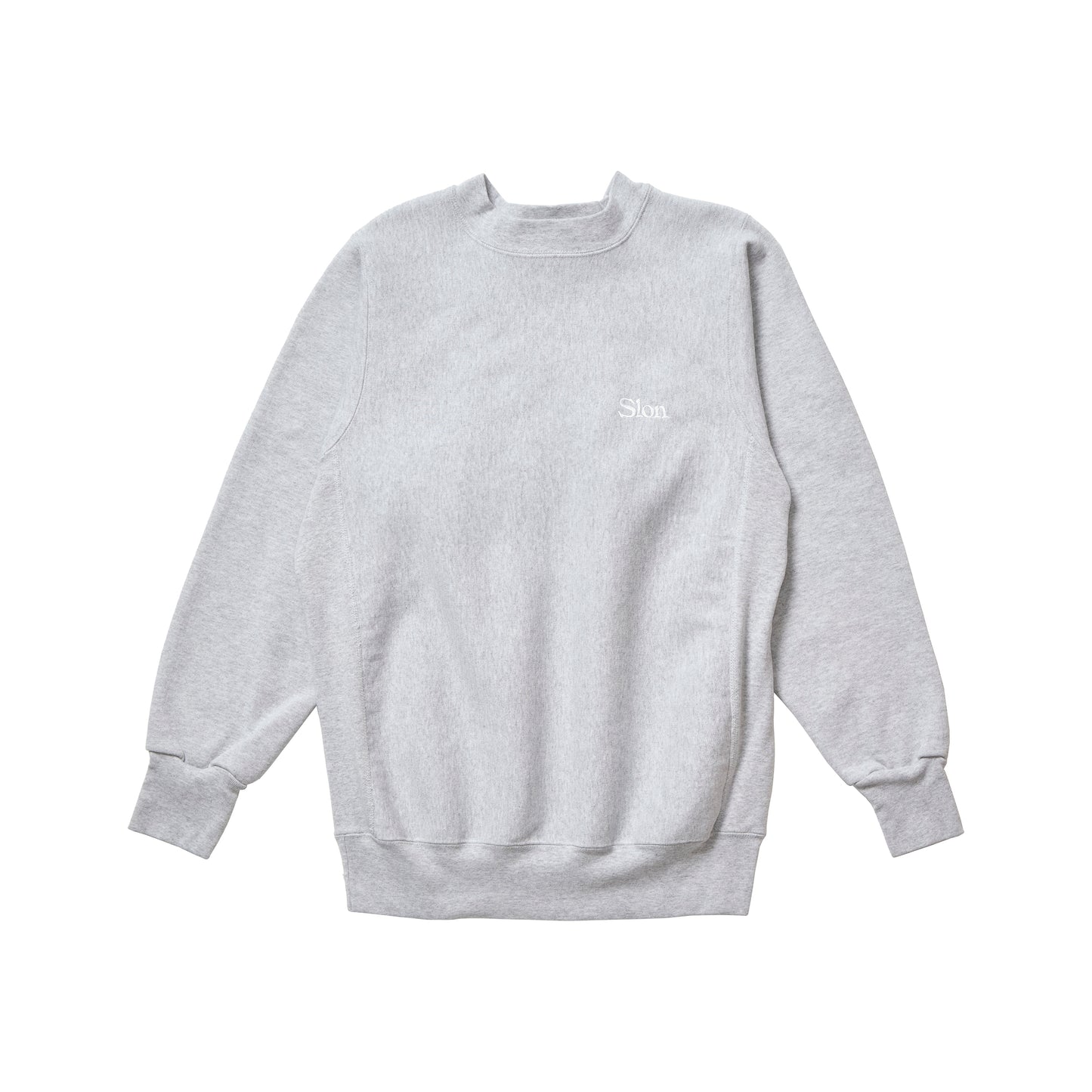 Slon Classic Small Logo Heavyweight Sweatshirt - Ash