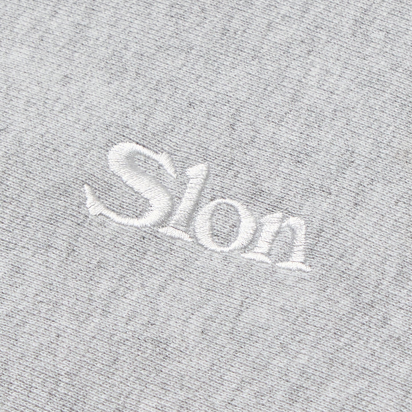 Slon Classic Small Logo Heavyweight Sweatshirt - Ash