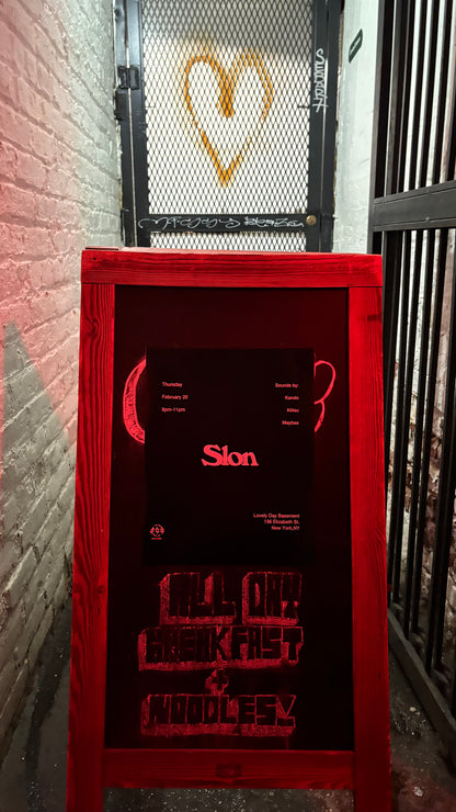Slon "Slon Night in NY" L/S Tee - Designed by AVD CMTY