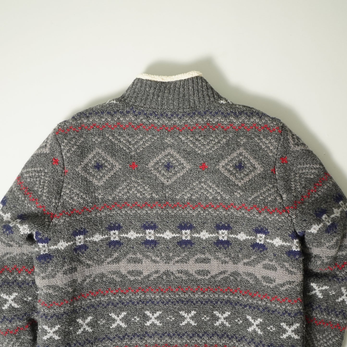 L.L.Bean Lamb Wool Zip Cardigan