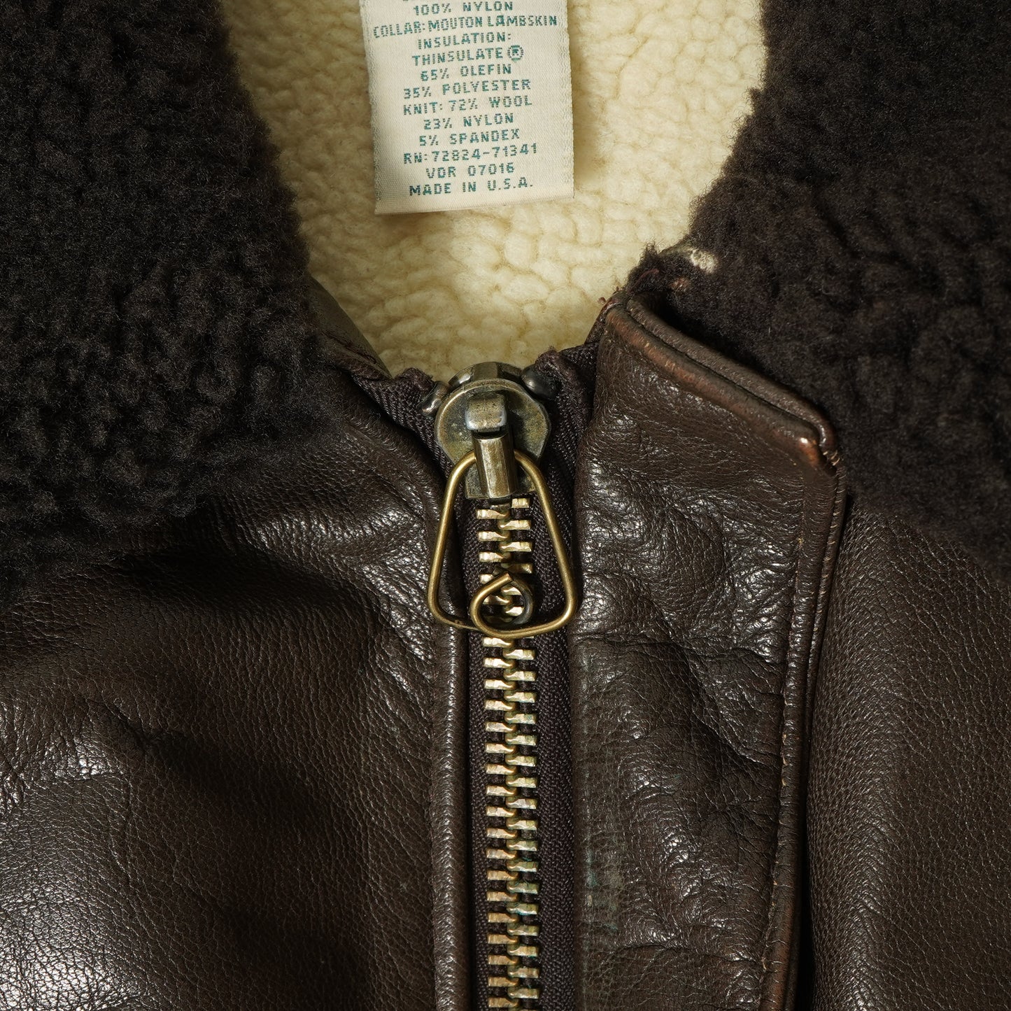 L.L.Bean Bomber Leather Jacket