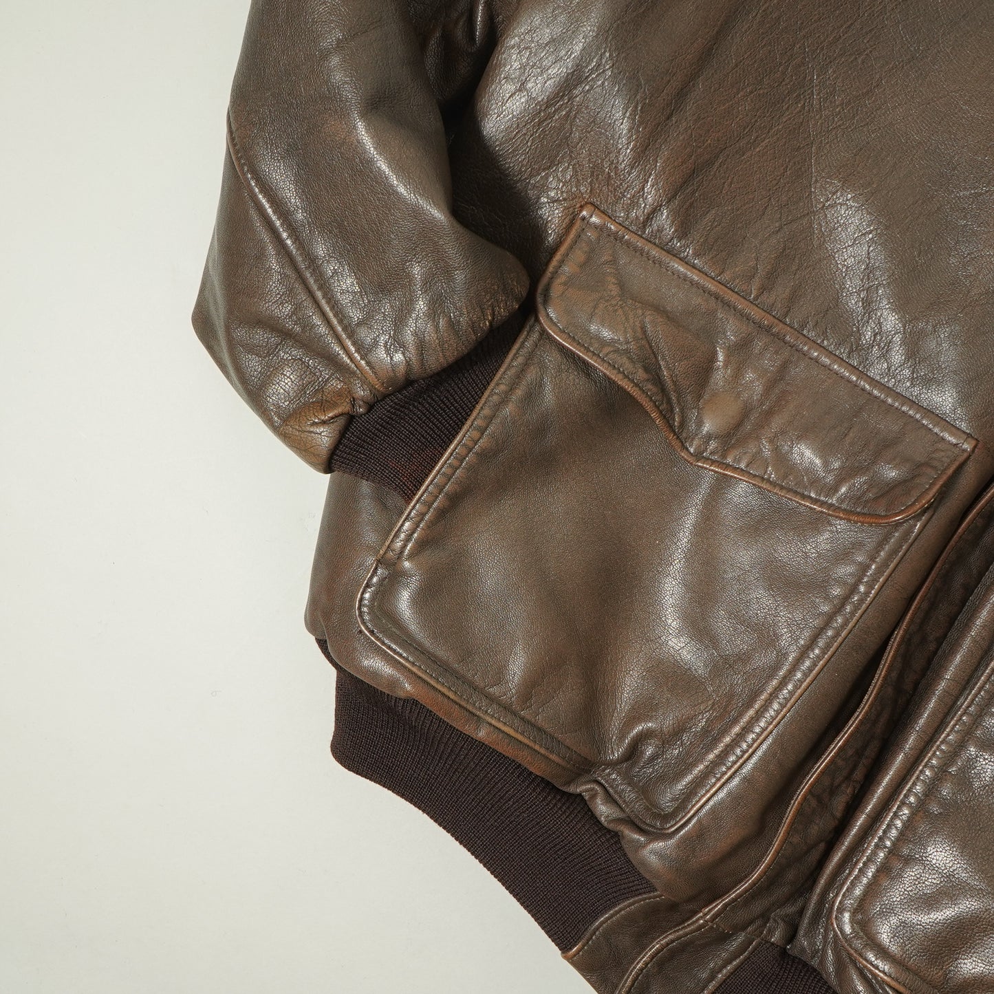 L.L.Bean Bomber Leather Jacket