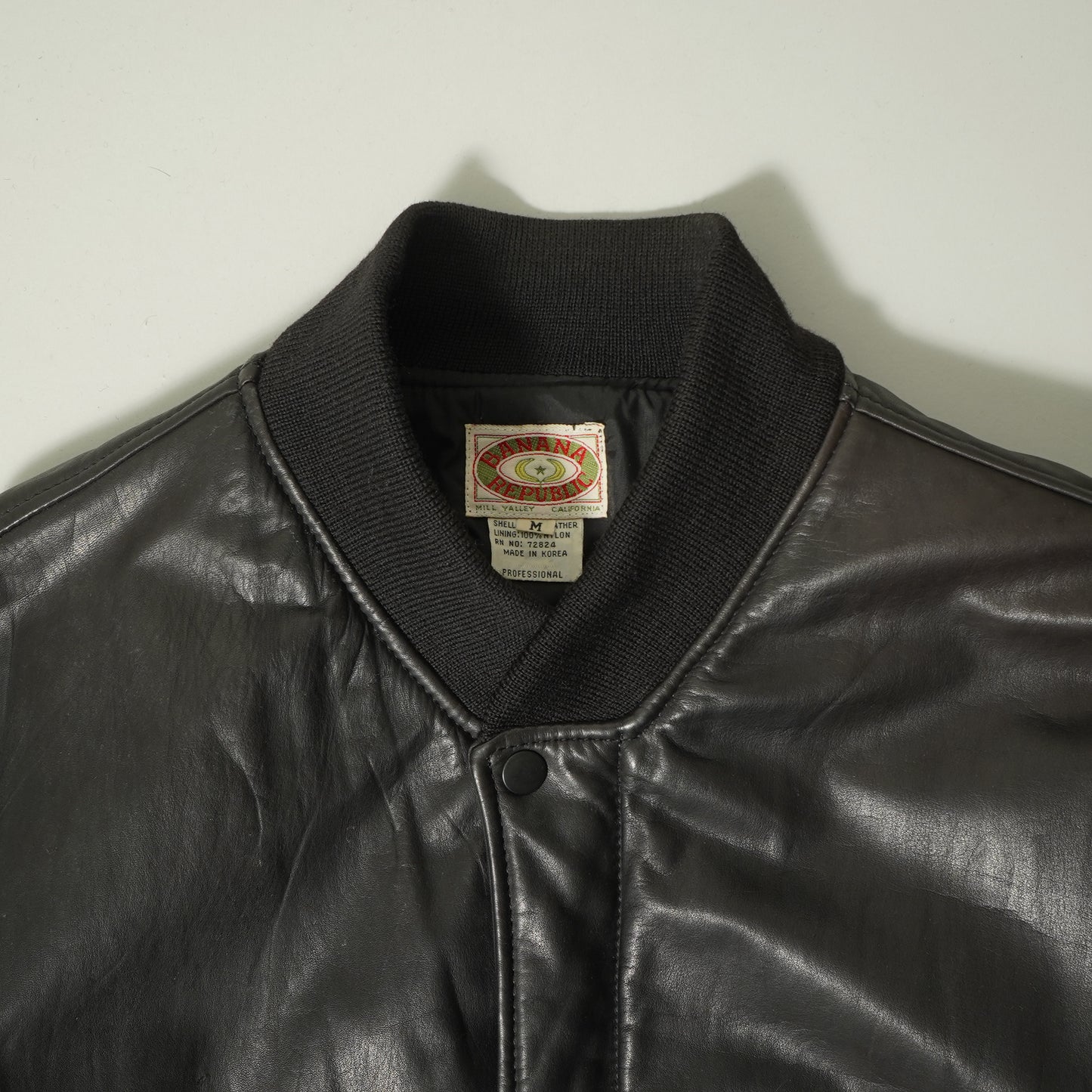 Banana Republic Bomber Leather Jacket