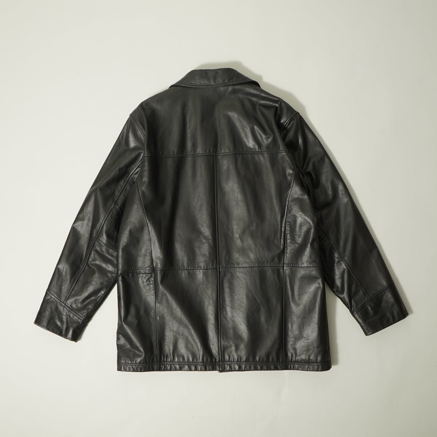 Structure Leather Coat Jacket