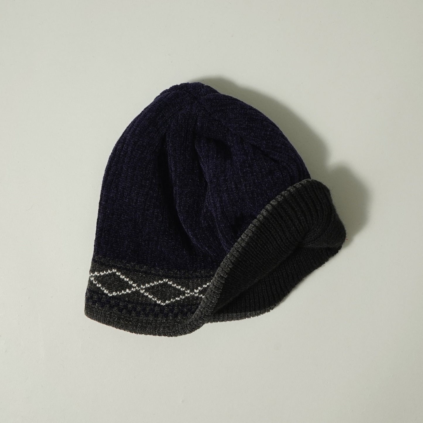 Pattern Cuff Beanie