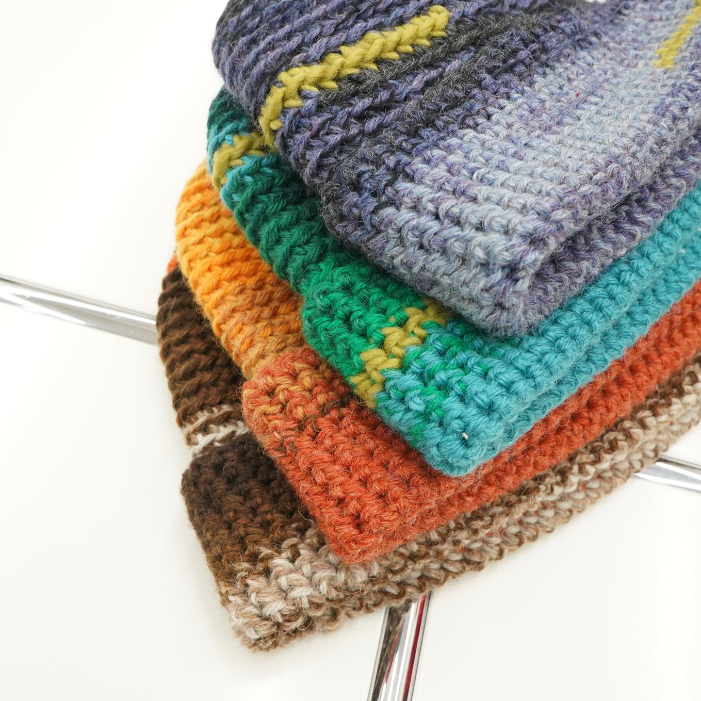 Hand Knitted Beanie by OLIVIA IRJA for Slon - Downtown