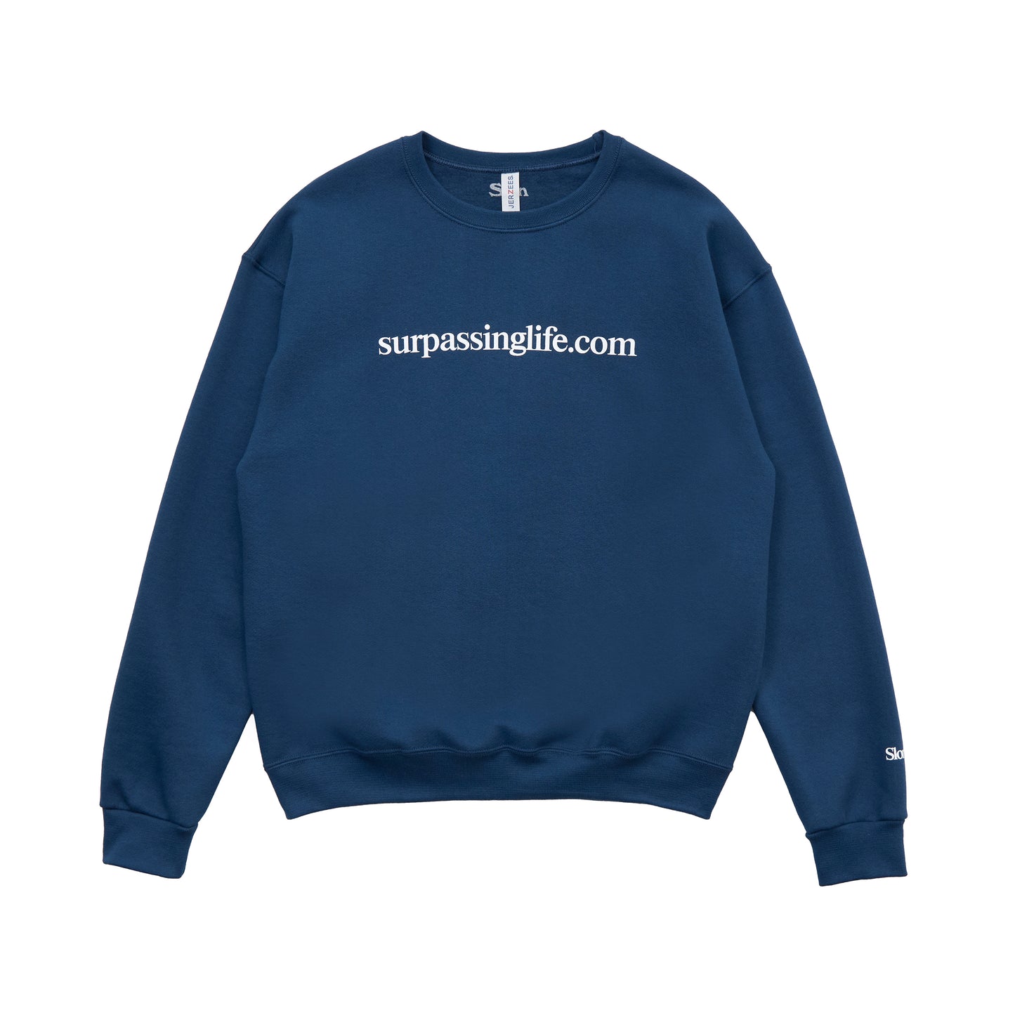 Slon Web Store Crewneck Swearshirt - Washed Navy