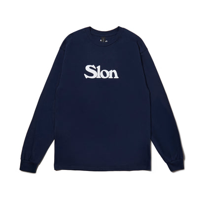 Slon Basic L/S Tee - Navy