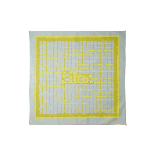 Slon x M U U Graph Check Bandana - Grey