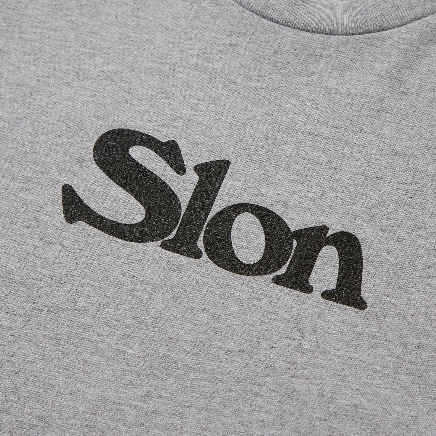 Slon Basic S/S Tee - Heather Grey