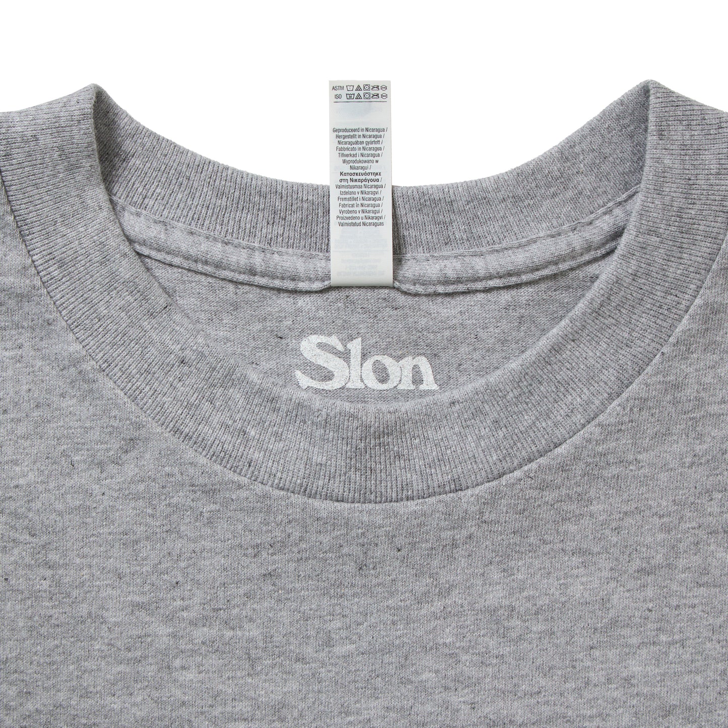 Slon Basic S/S Tee - Heather Grey