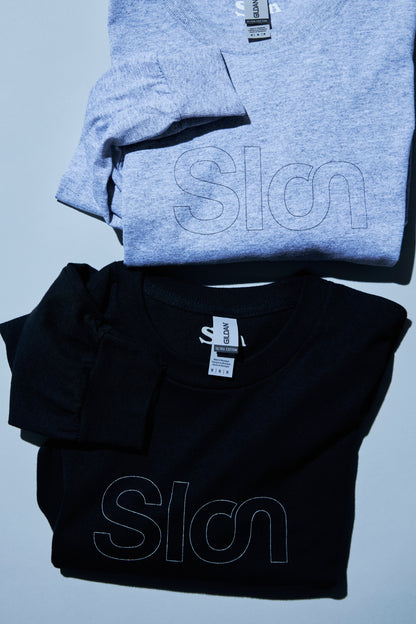 Slon RK-1 Outlined L/S Tee - Black