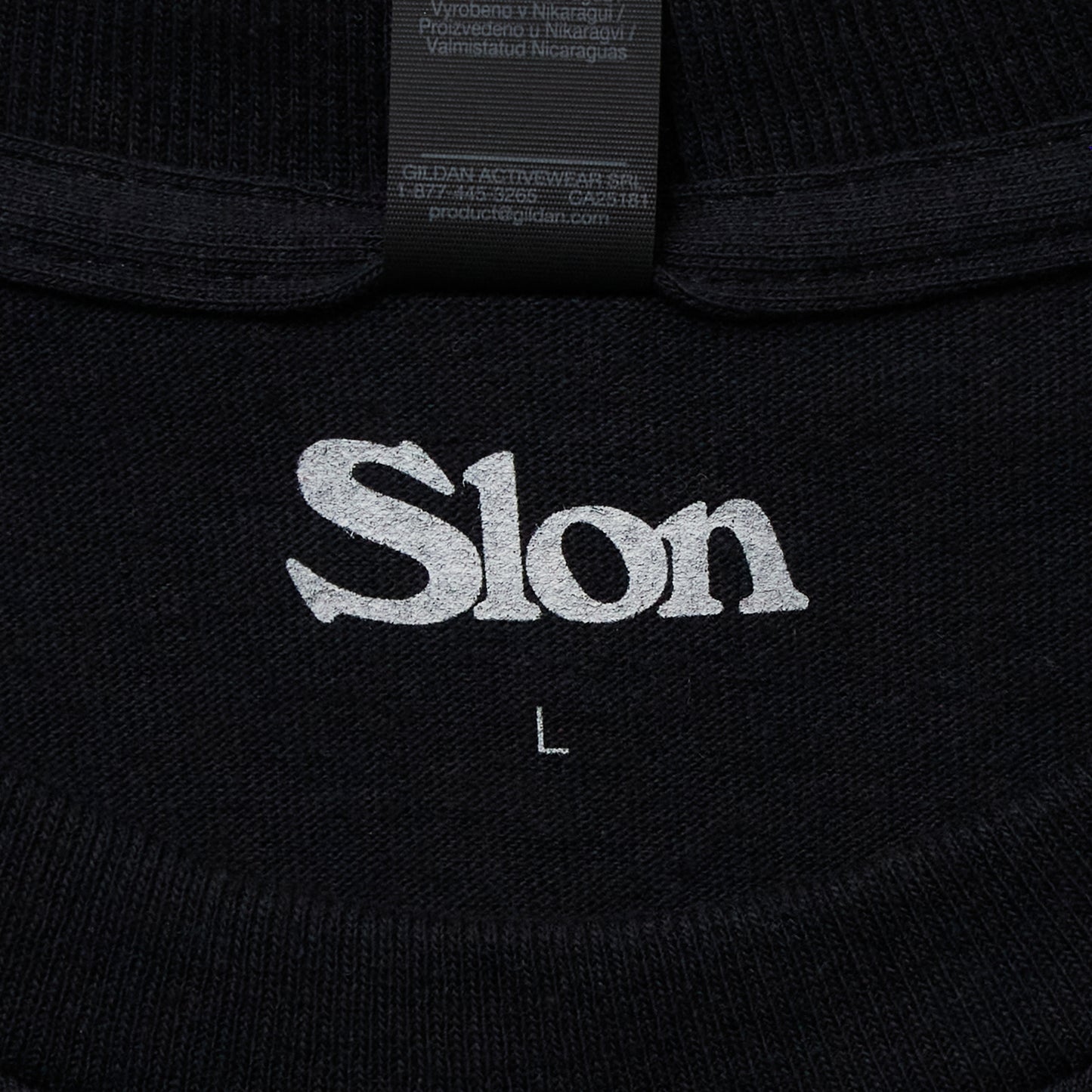 Slon RK-1 Outlined L/S Tee - Black