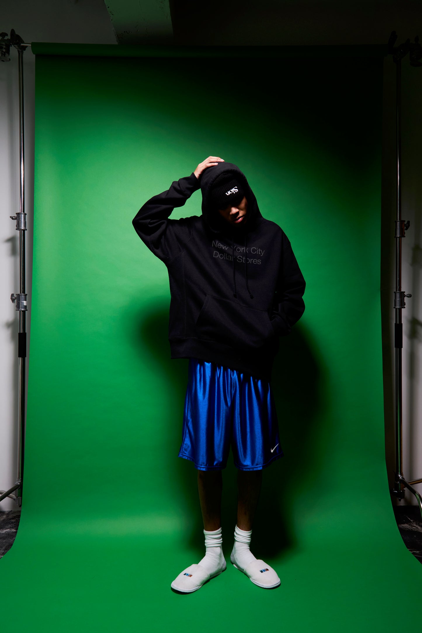 Slon NYC Dollar Stores Varsity Hoodie - Black