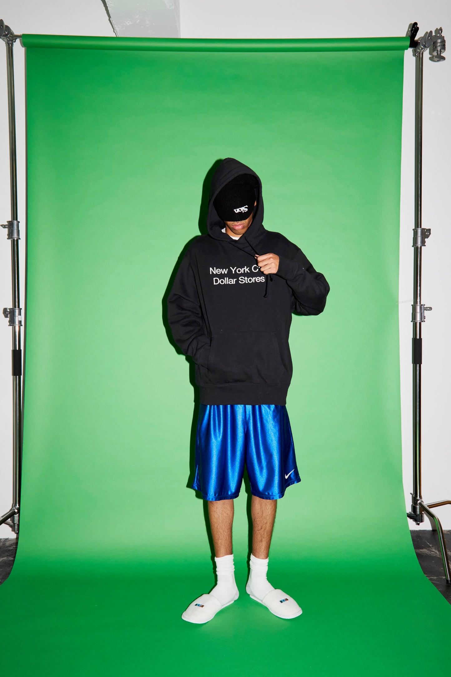 Slon NYC Dollar Stores Varsity Hoodie - Black